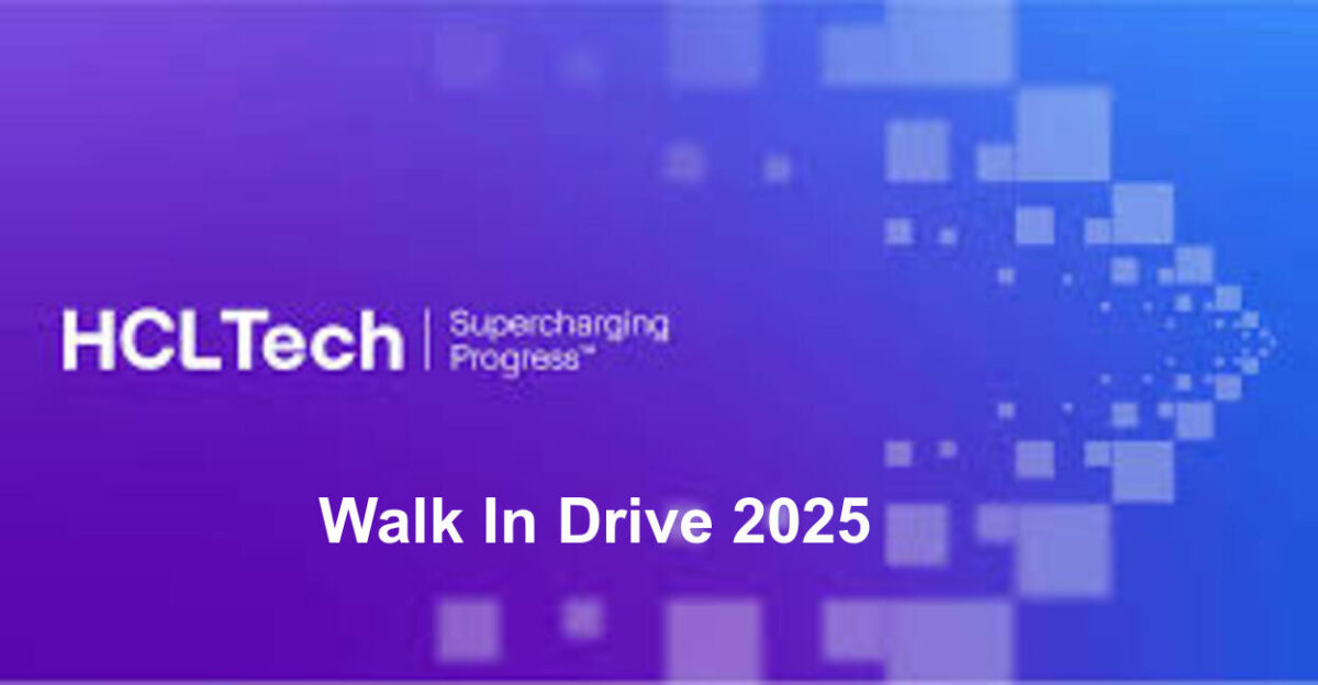 HCLTech Walk In Drive 2025