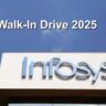 Infosys Recruitment | Walk in Drive - 2025